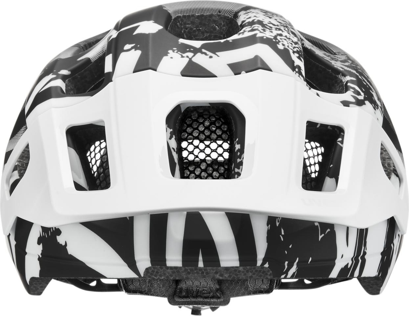 uvex React Jr. Casque enfant Blanc-Noir Mat