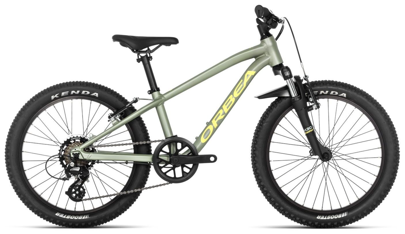 Orbea MX 20 XC Vert Métallique Artichaut (Mat) - Jaune (Mat)