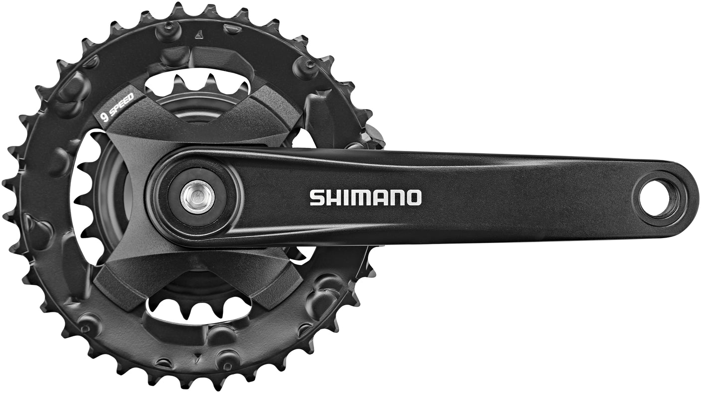 Shimano FC-MT101 pédalier 2x9 vitesses 36-22 dents noir