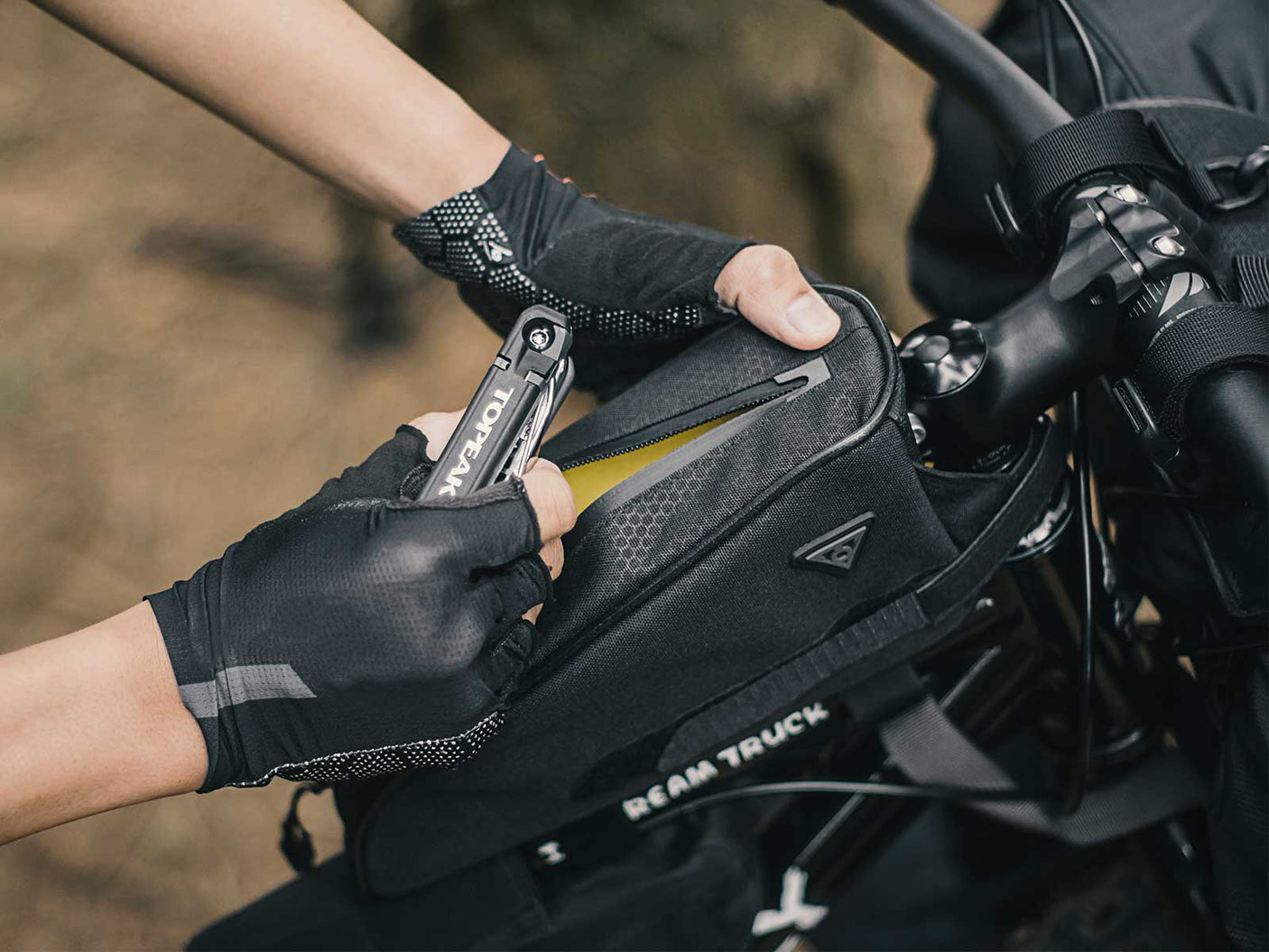Topeak TopLoader sacoche de tube supérieur noir