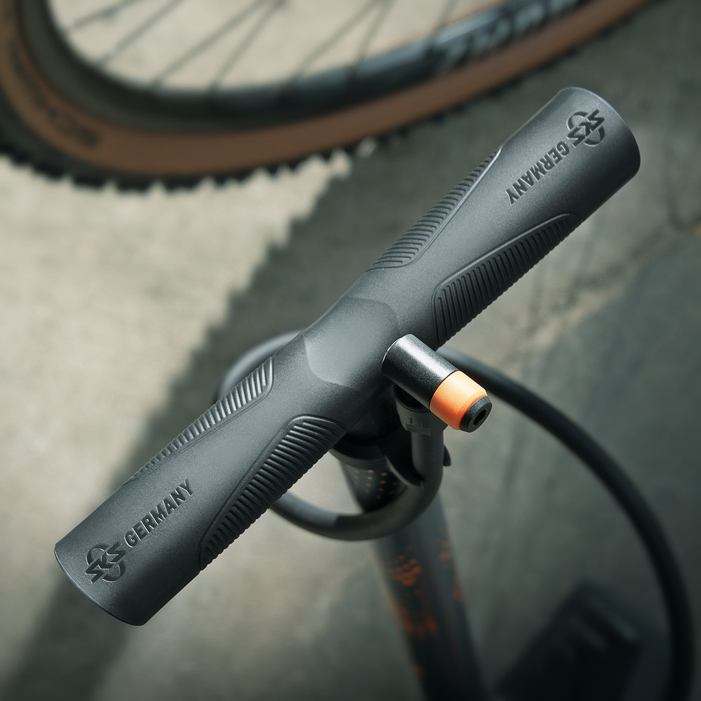 SKS Germany AIRKOMPRESSOR CLIK TEC 10.0 Pompe à pied Black