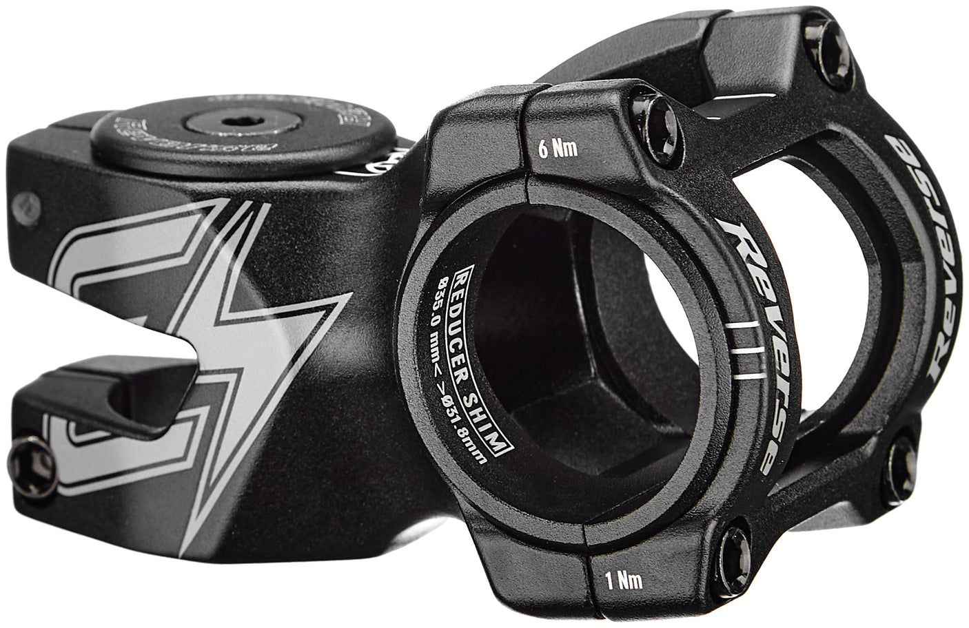 Reverse E-Black ONE D-2 Potence Ø31,8/35mm noir/gris