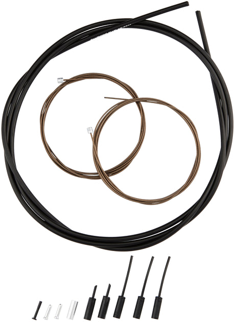 Shimano Road câble de changement de vitesse ensemble revêtement polymère noir