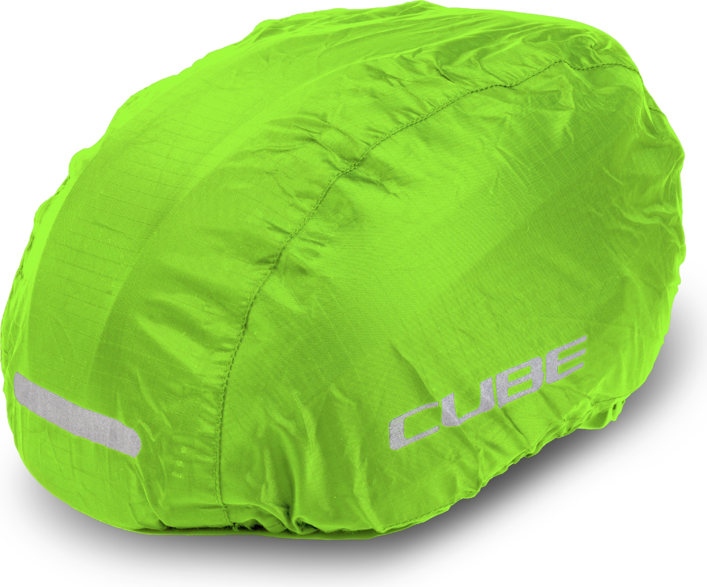 Cube casque couvre-pluie vert