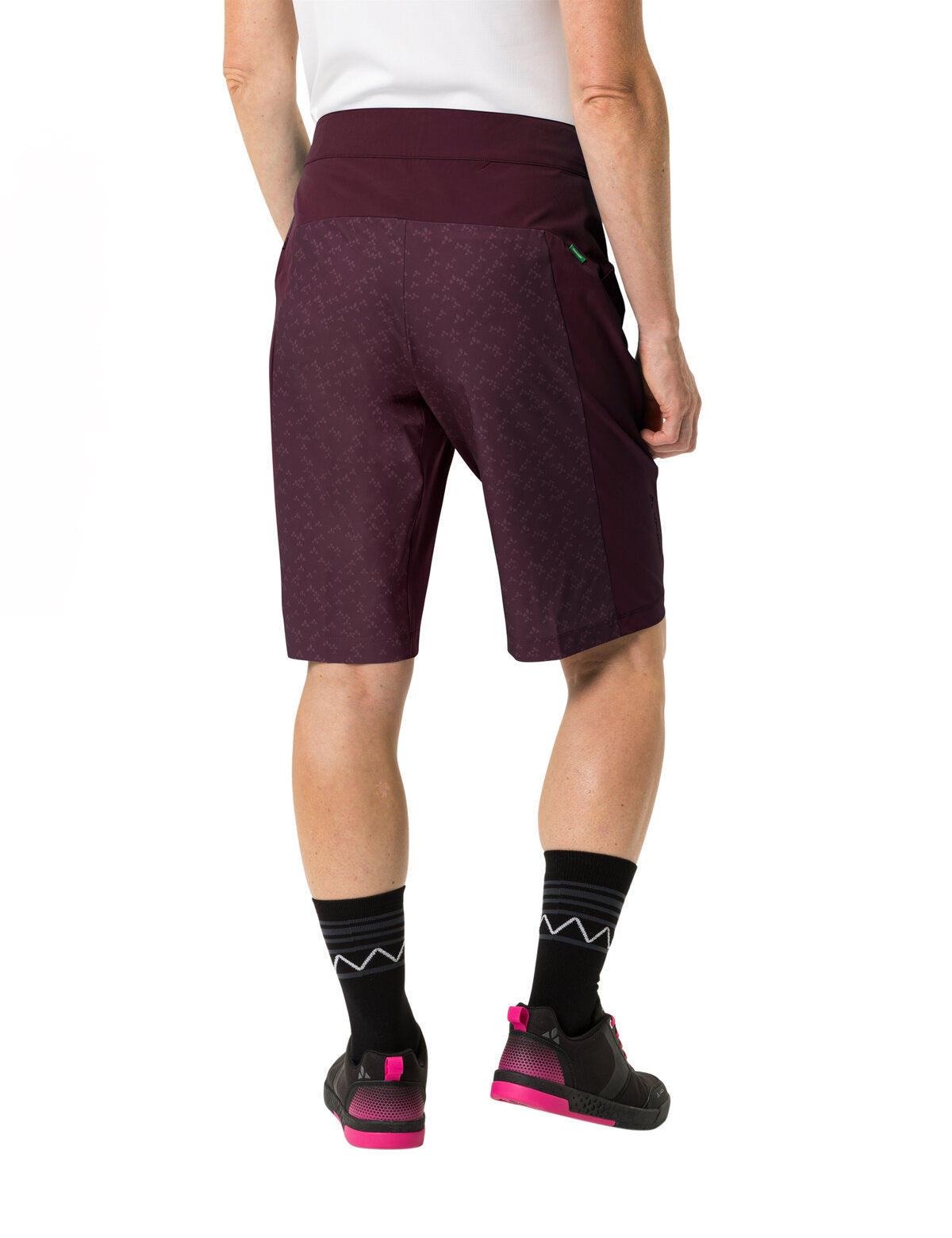 VAUDE Ledro Print Shorts femme violet