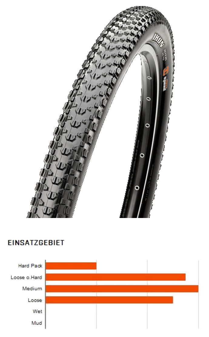 Maxxis Ikon 29" Dual TR EXO pliable