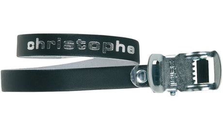 Zefal Christophe 516 sangle de pédale cuir noir
