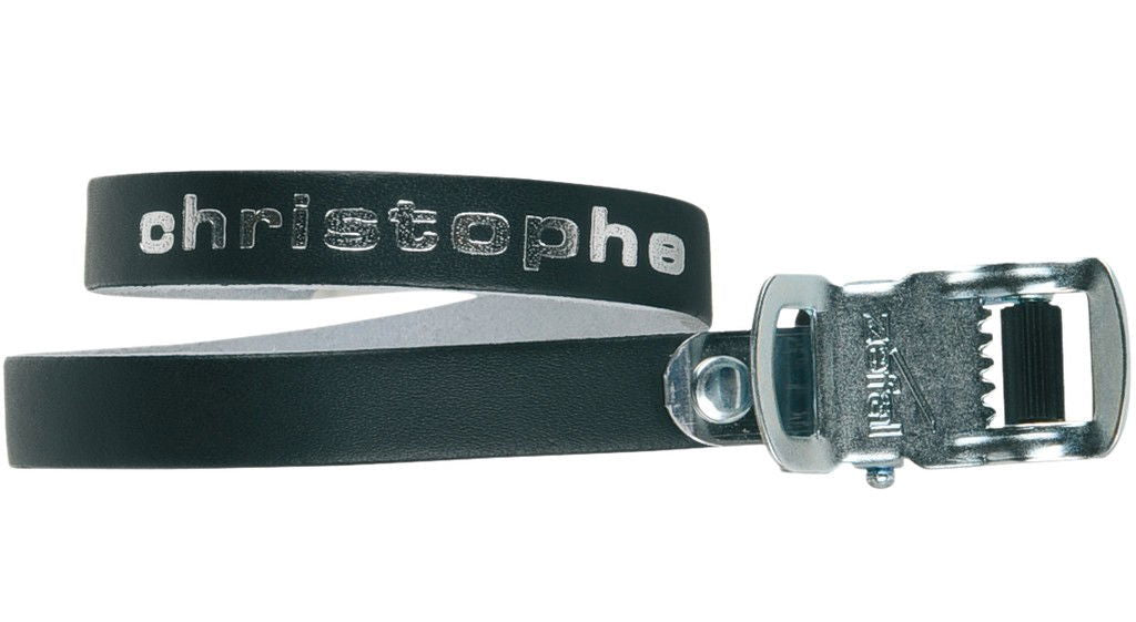 Zefal Christophe 516 sangle de pédale cuir noir