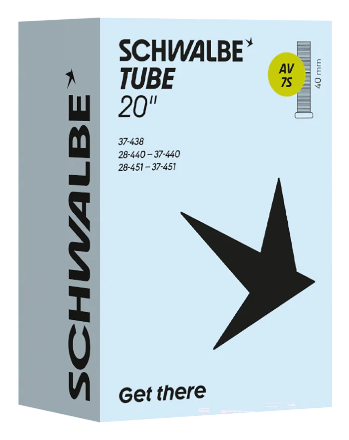 Schwalbe AV 7S chambre à air 28/37-438/451