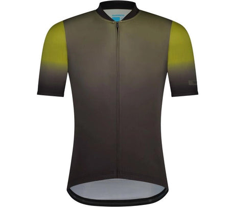 Shimano EVOLVE Avventura Maillot à manches courtes Olive foncé