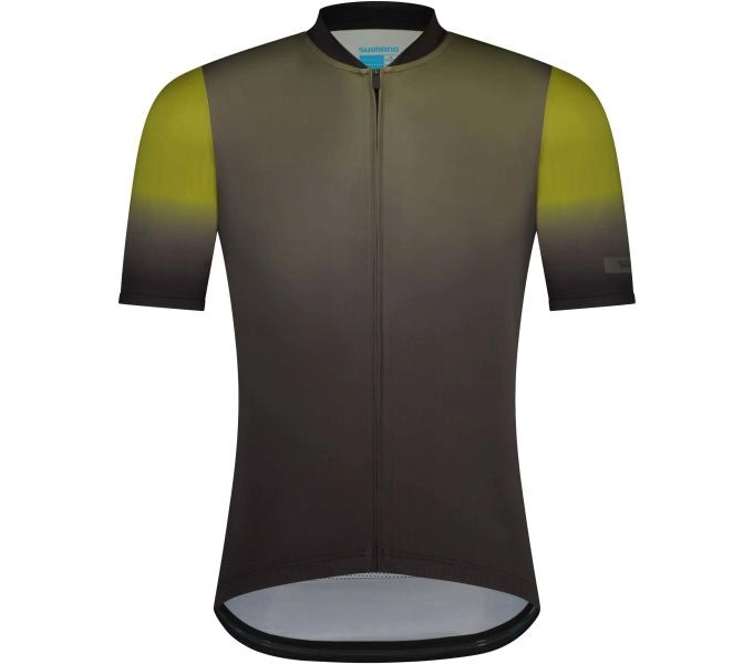 Shimano EVOLVE Avventura Maillot à manches courtes Olive foncé