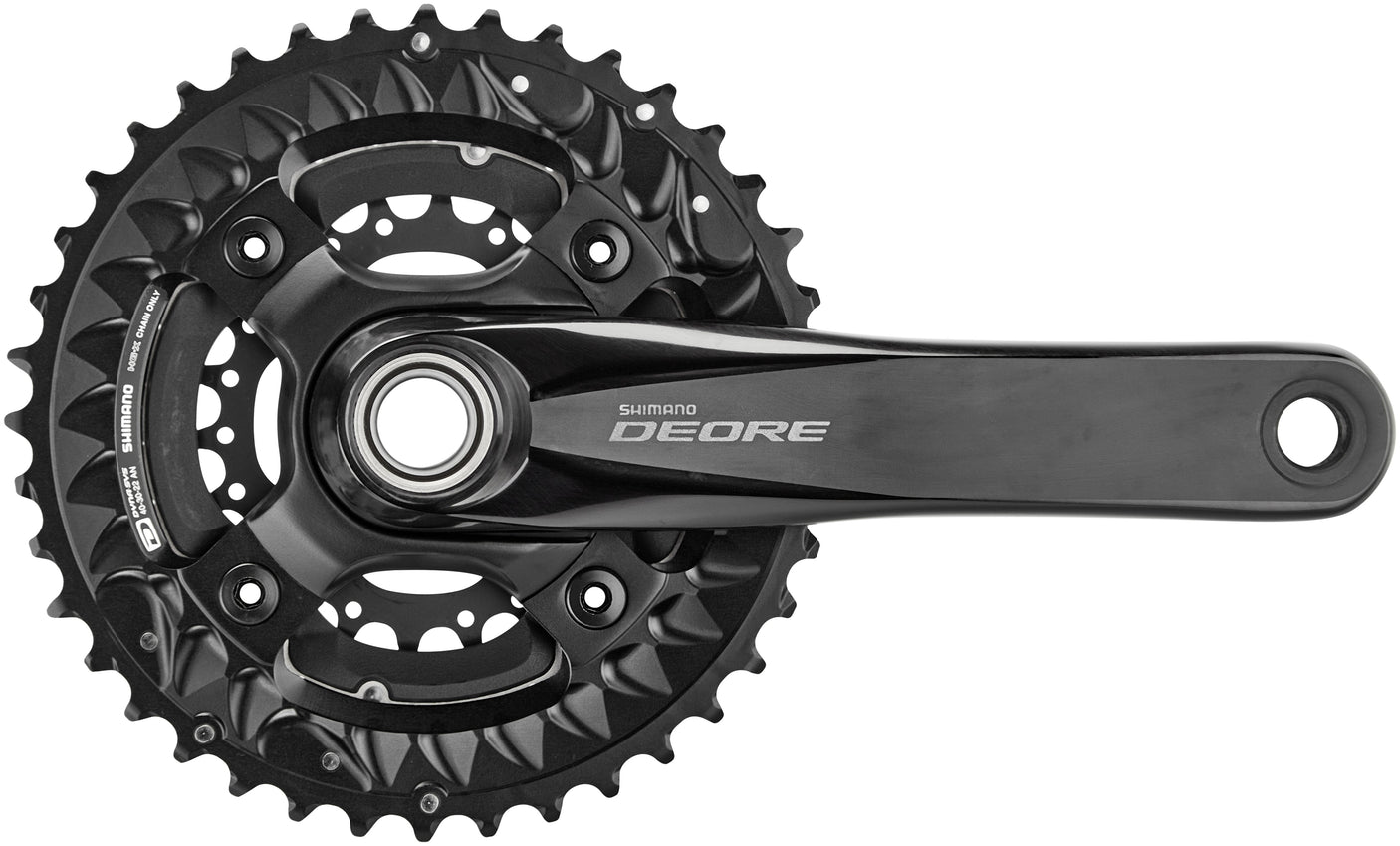 Shimano Deore MTB FC-M6000 pédalier 3x10 vitesses 40-30-22 dents noir