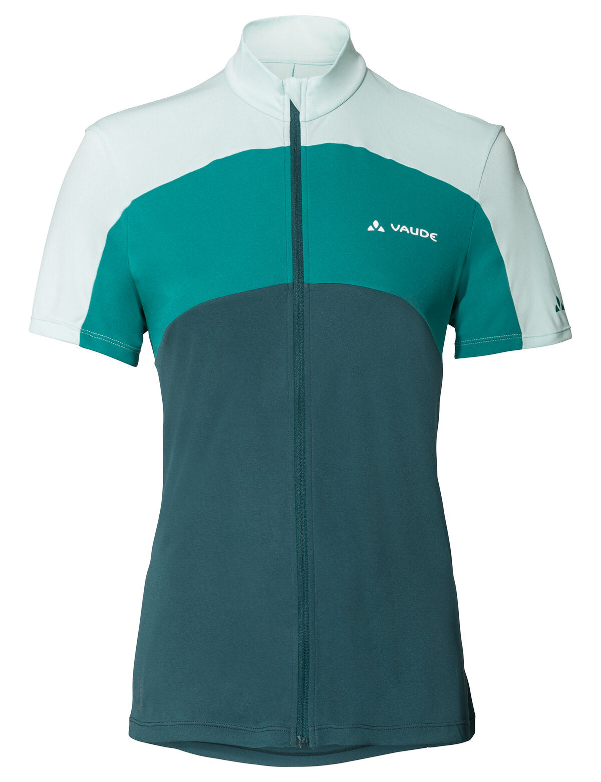 VAUDE Matera Maillot à manches courtes zippé intégral Femme vert