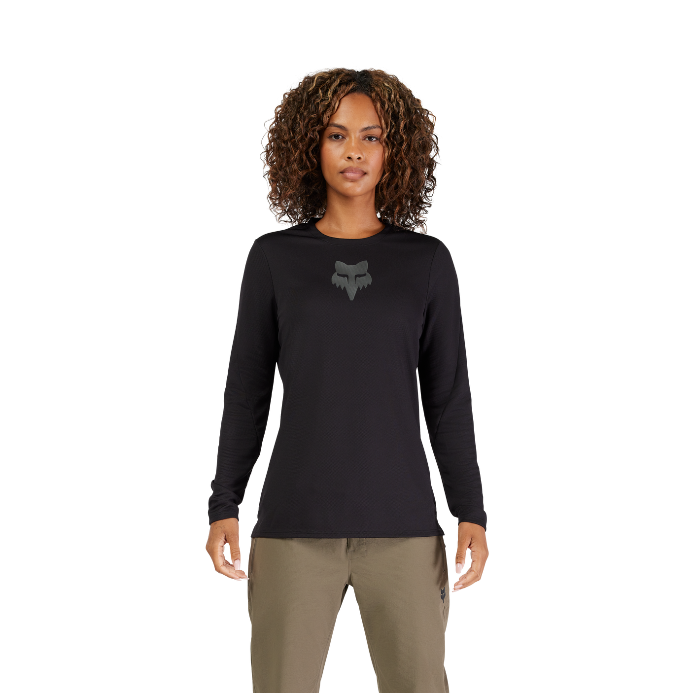 Fox W Ranger LS Maillot Head Noir