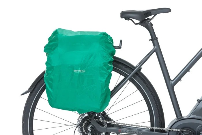 Basil Discovery 365D Sacoche double de porte-bagages M 18l noir/turquoise