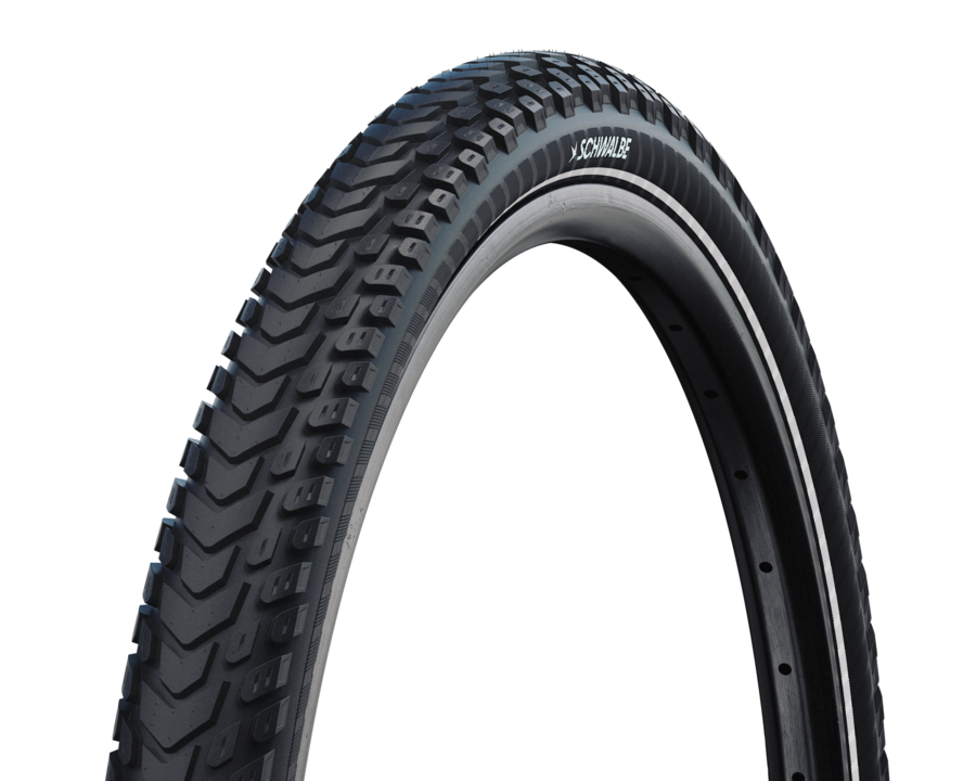 Schwalbe MARATHON MONDIAL Performance RaceGuard ADDIX 28" noir réfléchissant