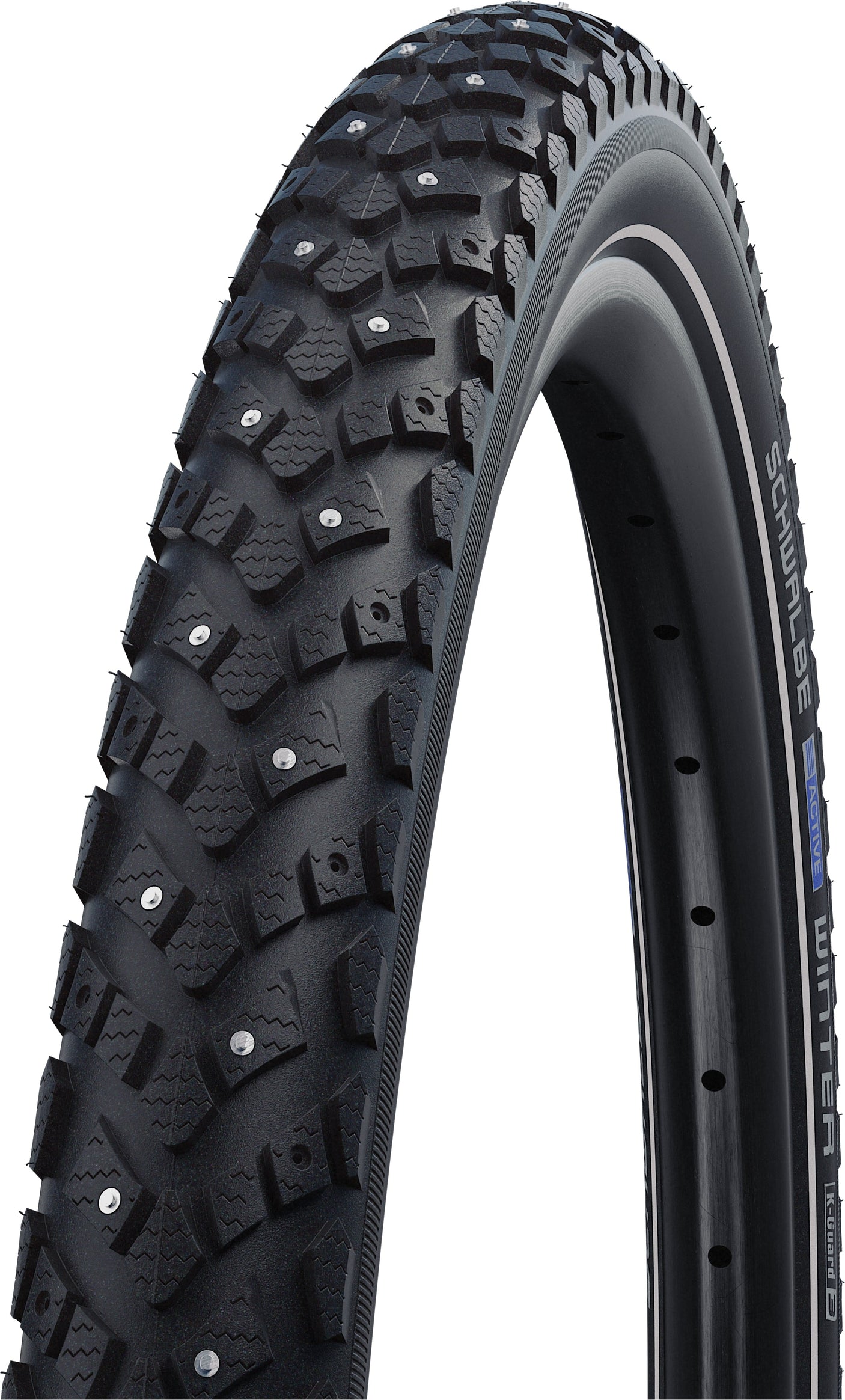 Schwalbe pneu hiver à tringle fil 28" Active Line KevlerGuard noir