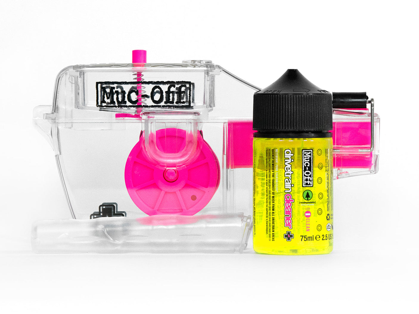 Dispositif de nettoyage de chaîne Muc-Off X-3 incluant Drivetrain Cleaner
