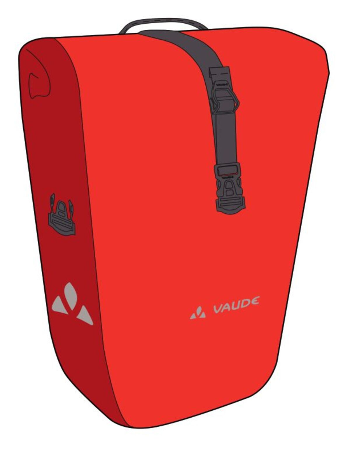 VAUDE Aqua Front rouge