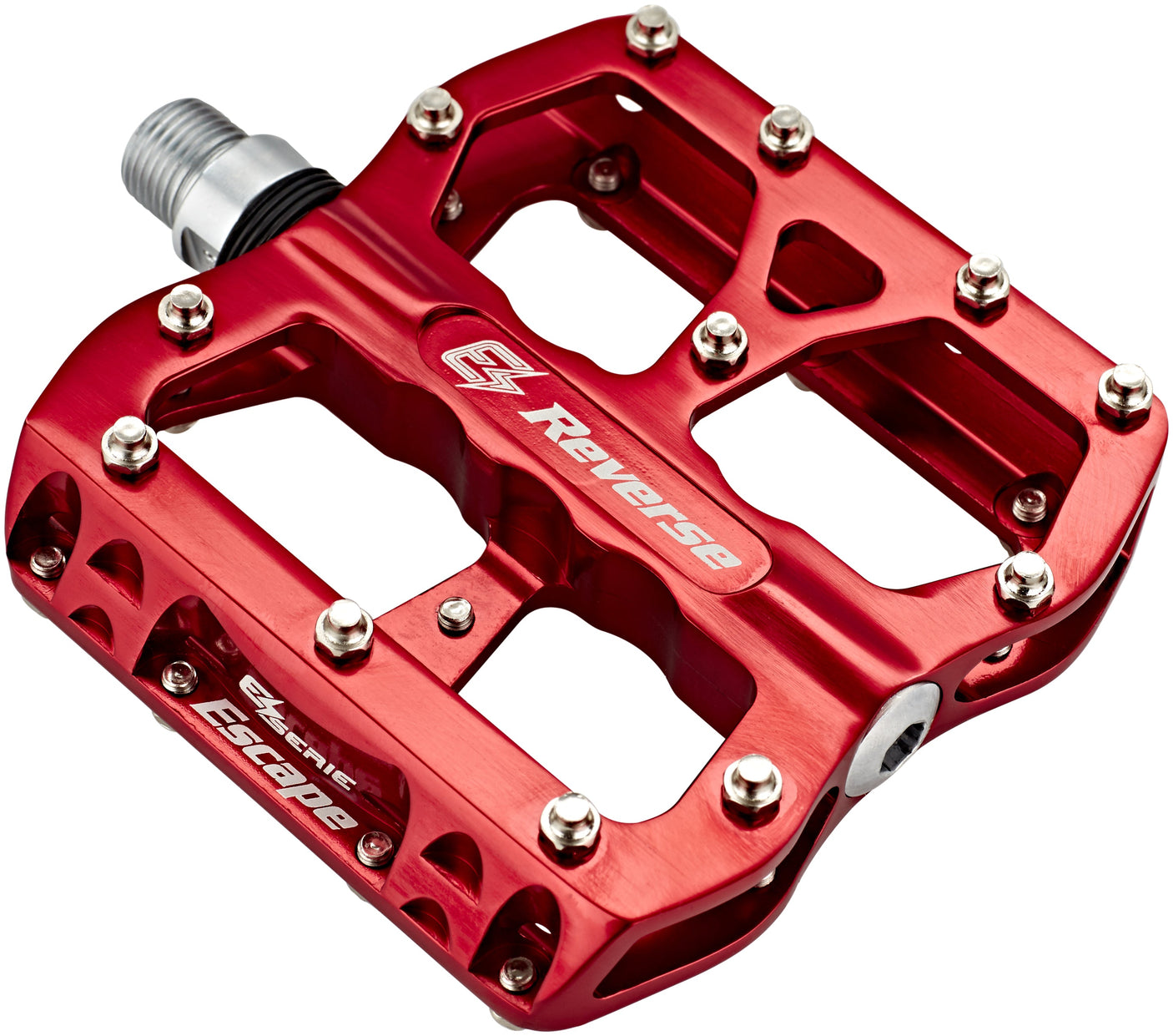 Pédales Reverse E-Escape rouge