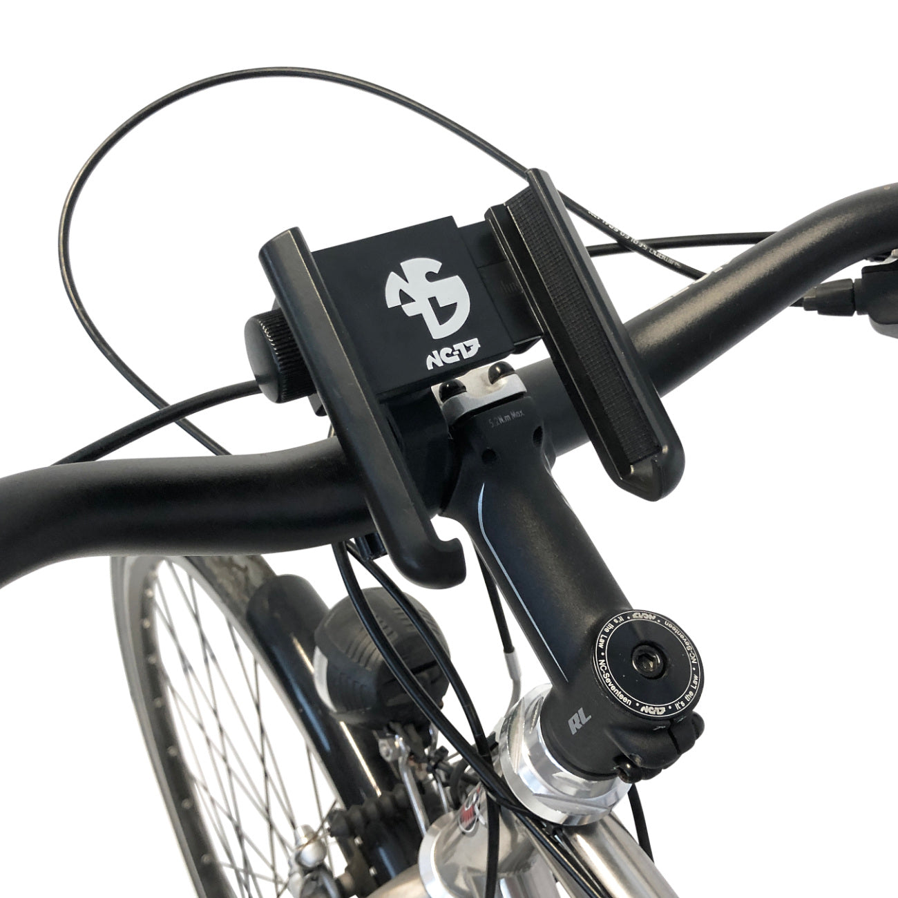 NC-17 Connect 3D One-Click Mount Support Smartphone, montage sur guidon noir