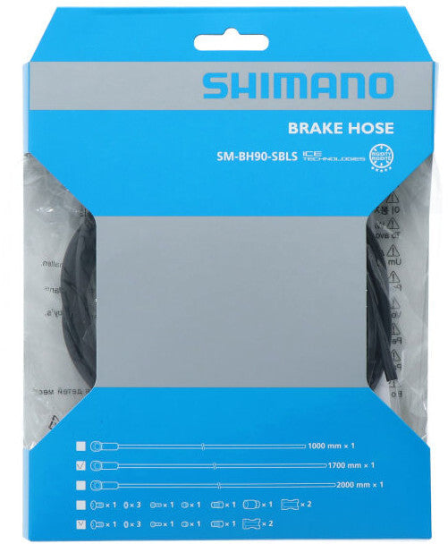 Shimano Deore XT SM-BH90-SBLS Durite de frein noire