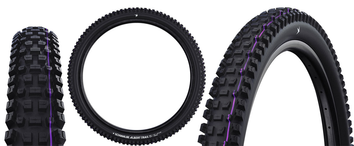 Schwalbe Albert TRAIL PRO pneu pliant Addix Ultra Soft noir