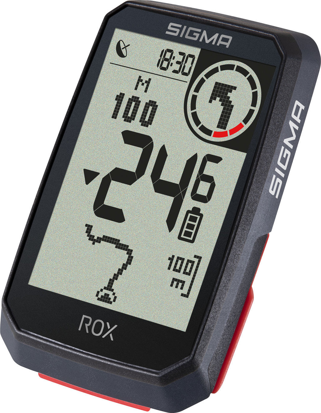 Sigma ROX 4.0 compteur de vélo incl. support de potence noir
