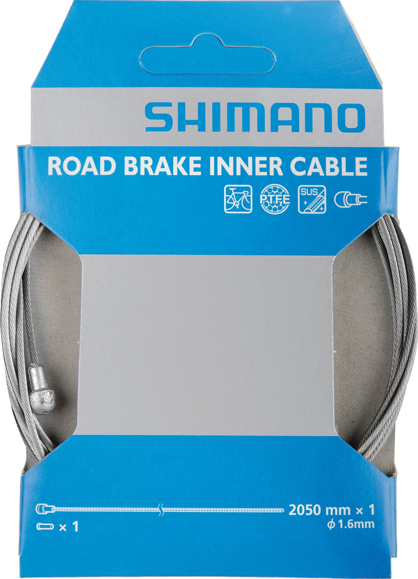 Shimano Road câble de frein PFTE revêtu argenté