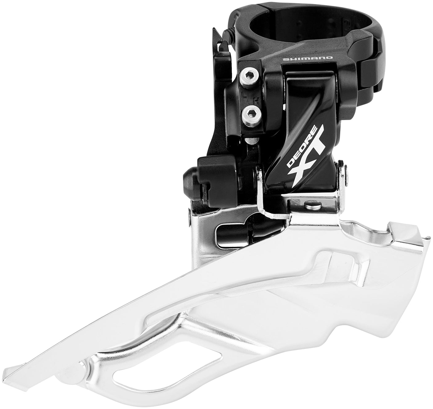 Shimano Deore XT Trekking FD-T8000 Dérailleur avant Collier haut 3x10 Down Swing noir