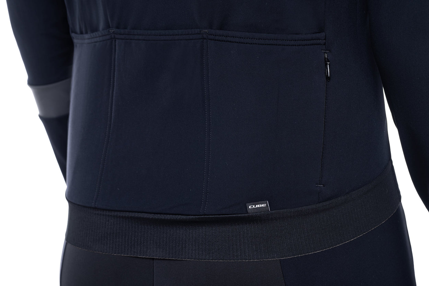 Maillot CUBE BLACKLINE manches longues noir homme