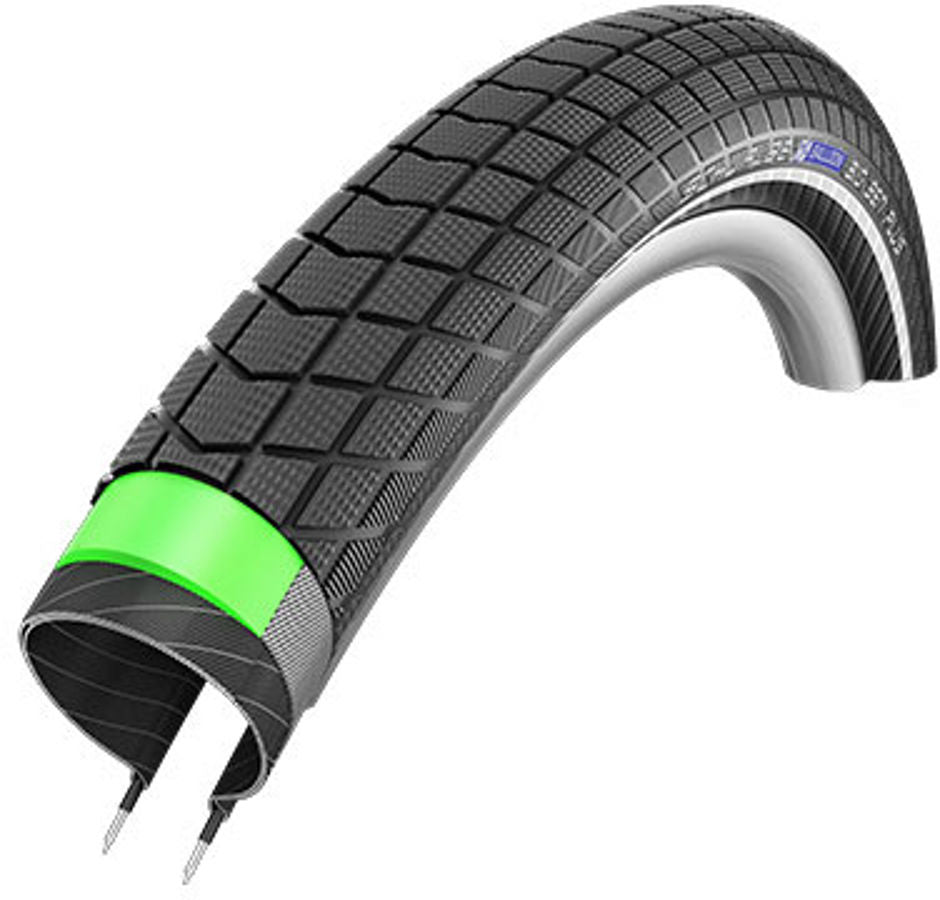 Schwalbe Big Ben Plus pneu à tringle rigide 28x2.00" Performance GreenGuard E-50 Réfléchissant