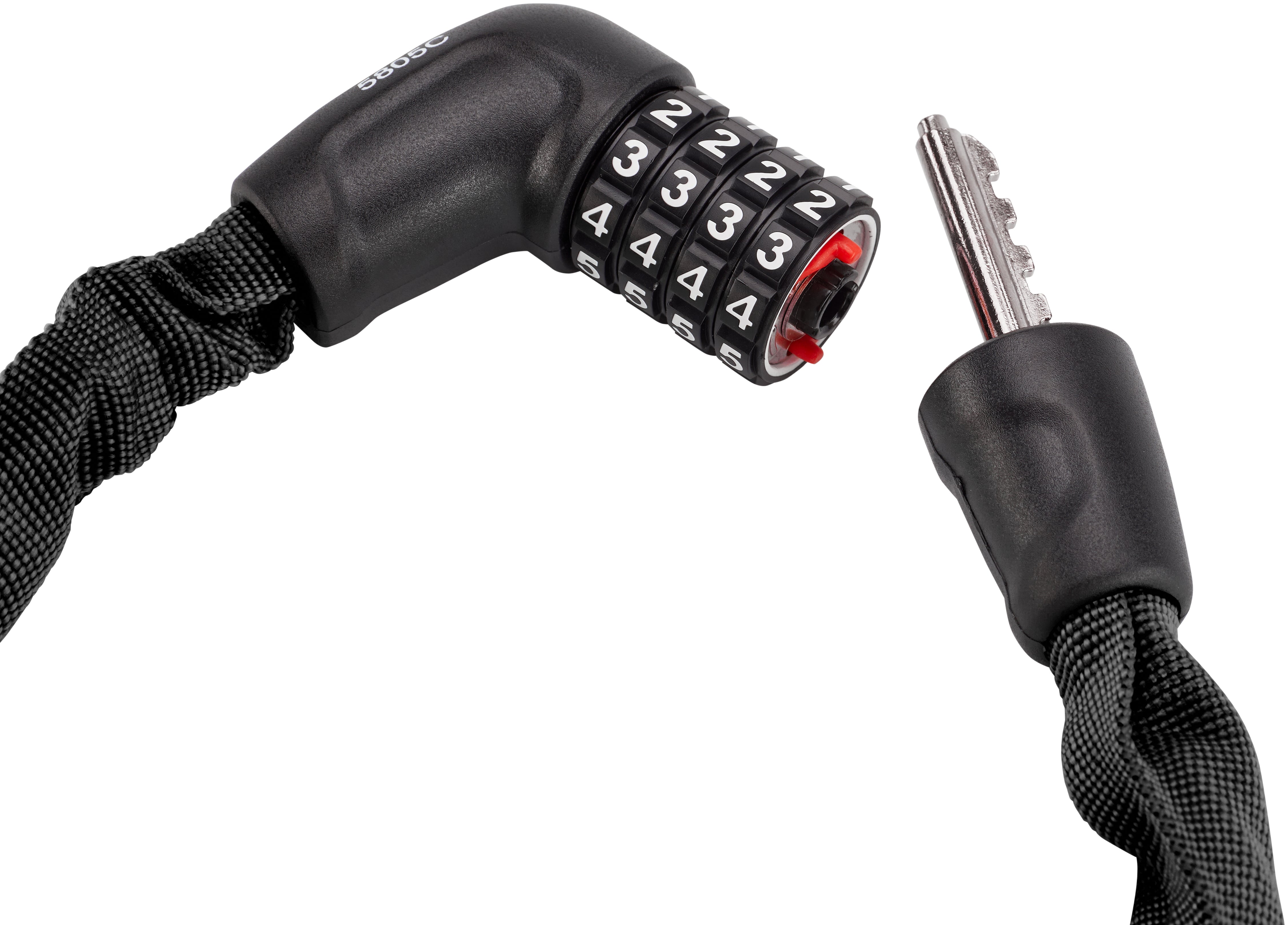 ABUS 5805C Steel-O-Chain antivol chaîne noir