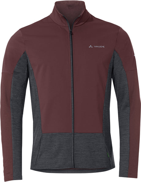 VAUDE All Year Moab T-Shirt avec fermeture éclair intégrale homme rouge/gris