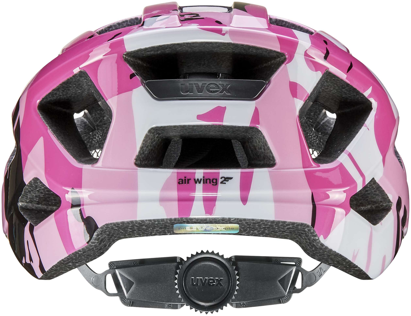 uvex Air Wing 2 Casque enfant Fraise-Noir