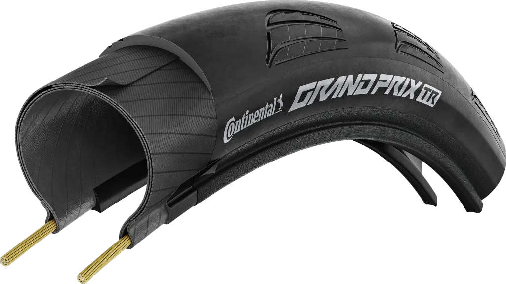 Continental Grand Prix TR pliable 28" pneu pliable noir/noir skin