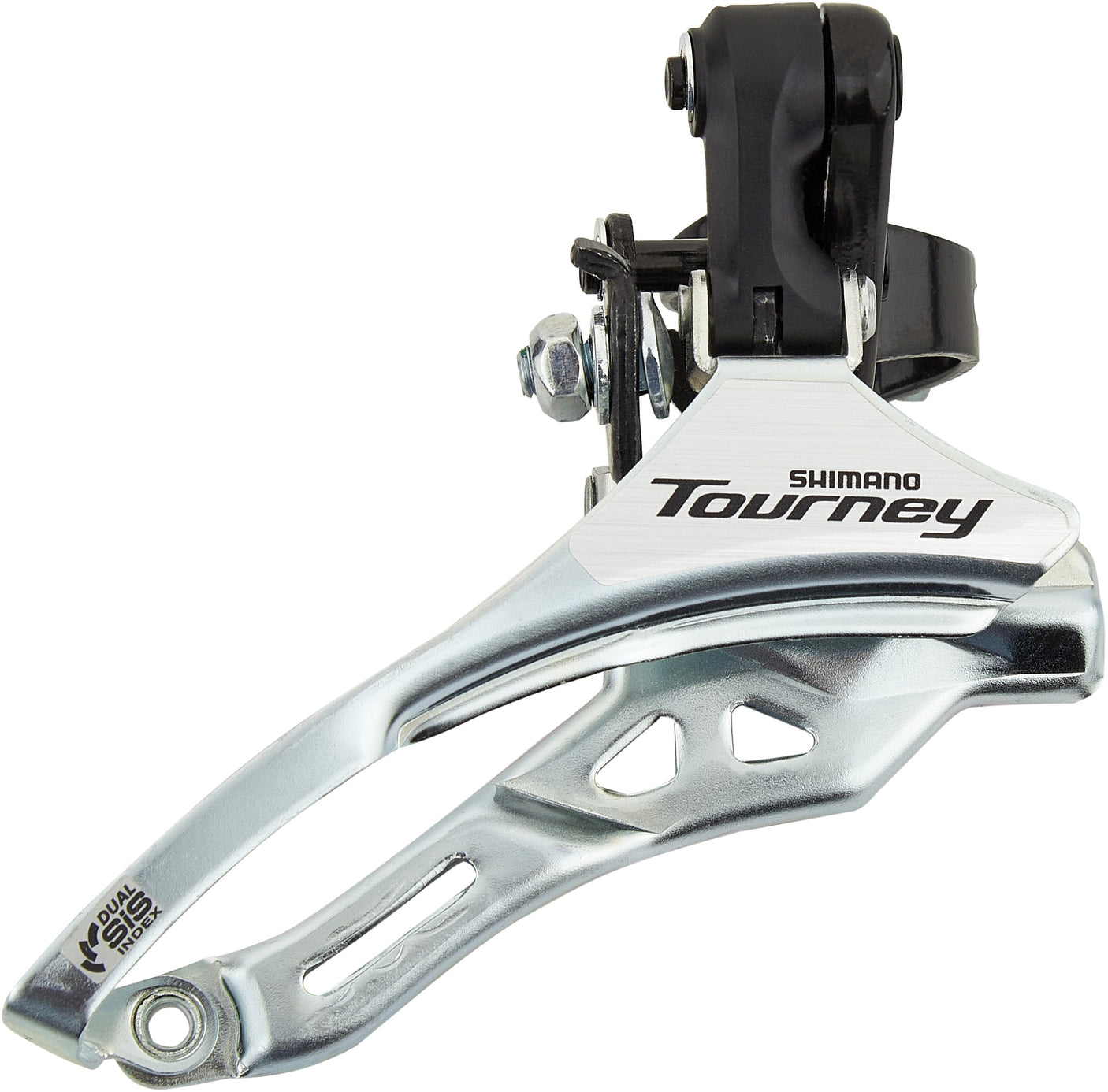 Shimano Tourney FD-TY300 dérailleur avant Collier haut 3x6-/7 vitesses Tirage par le dessus noir/argent