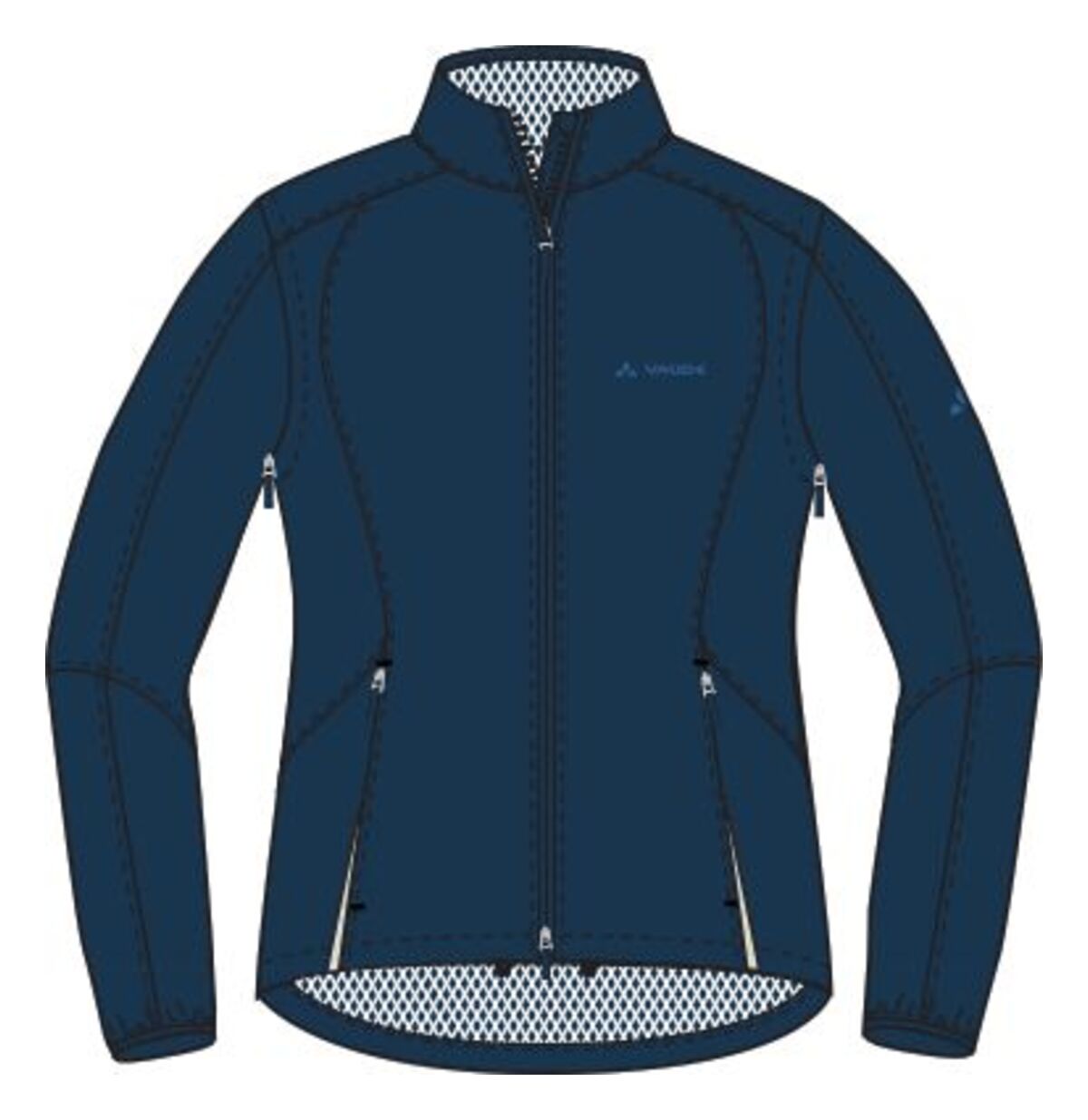 VAUDE Dundee Classic Zip Off Veste Femme bleu