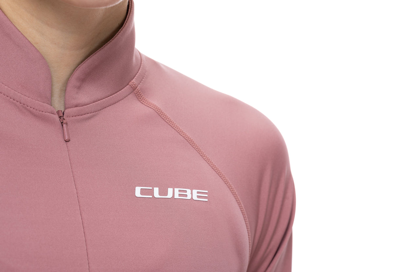 CUBE ATX WS Maillot demi-zip manches longues