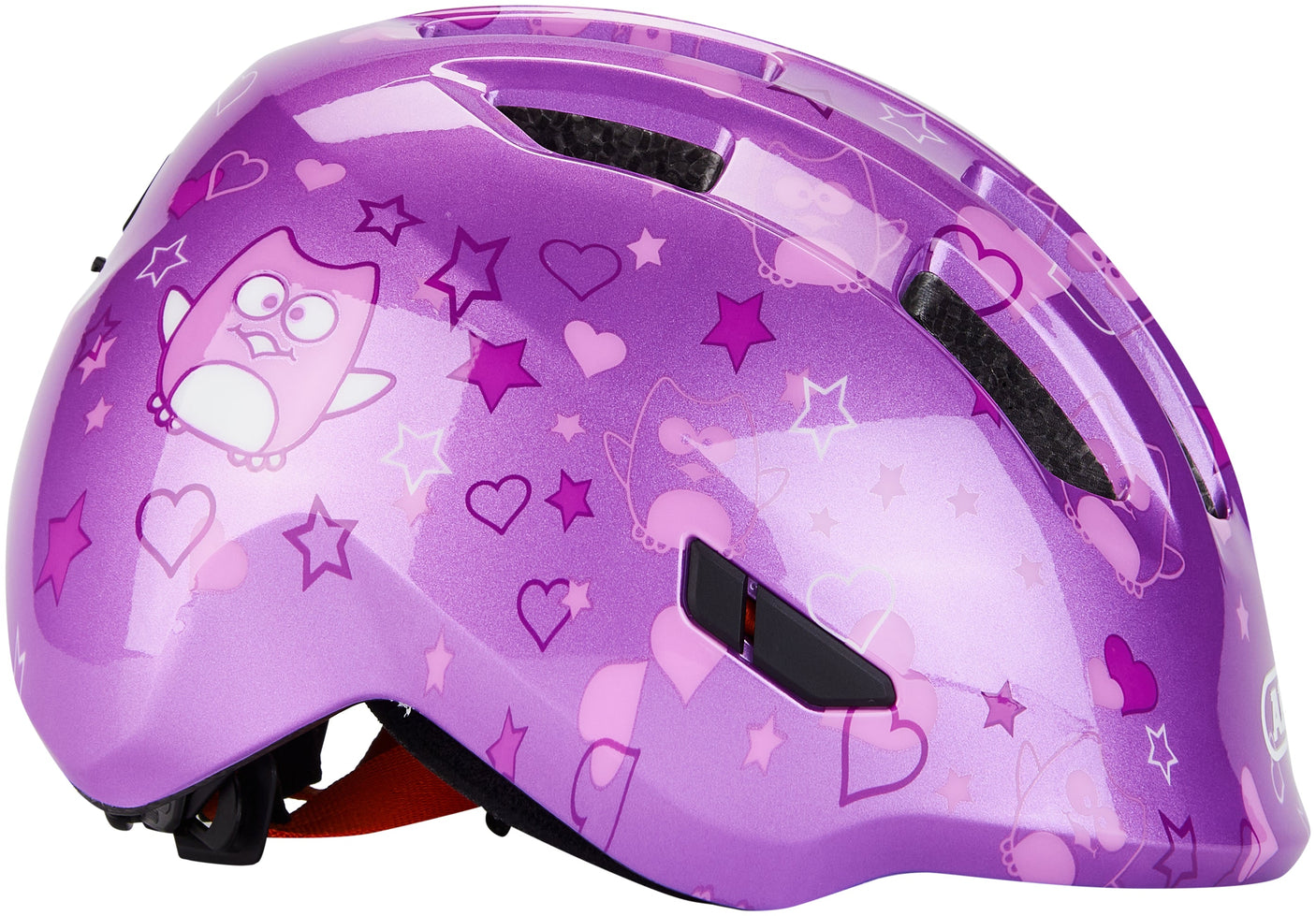Casque ABUS Smiley 3.0 Kids étoile violette