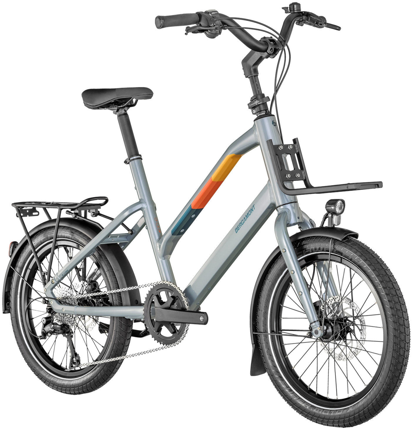 Bergamont Hans-On Compact gris mortier brillant