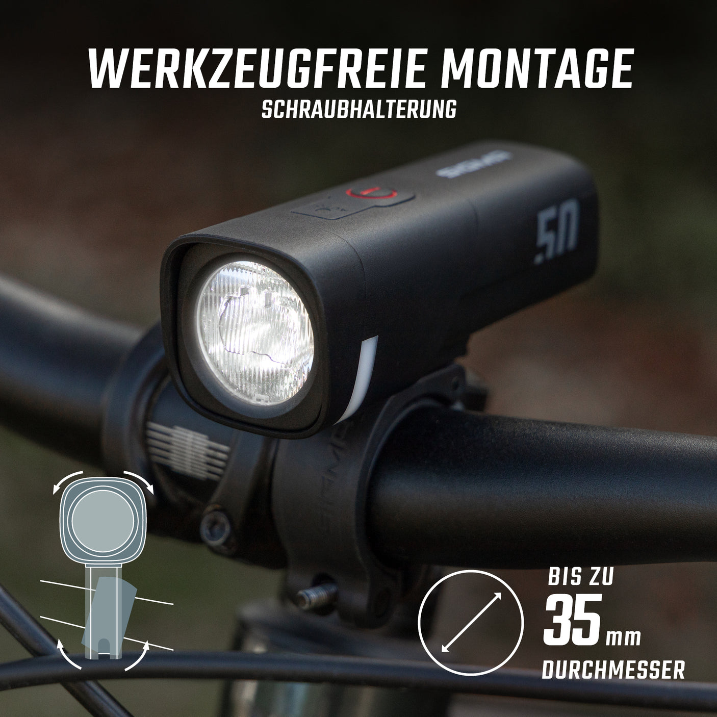 Sigma Aura 50 Éclairage avant