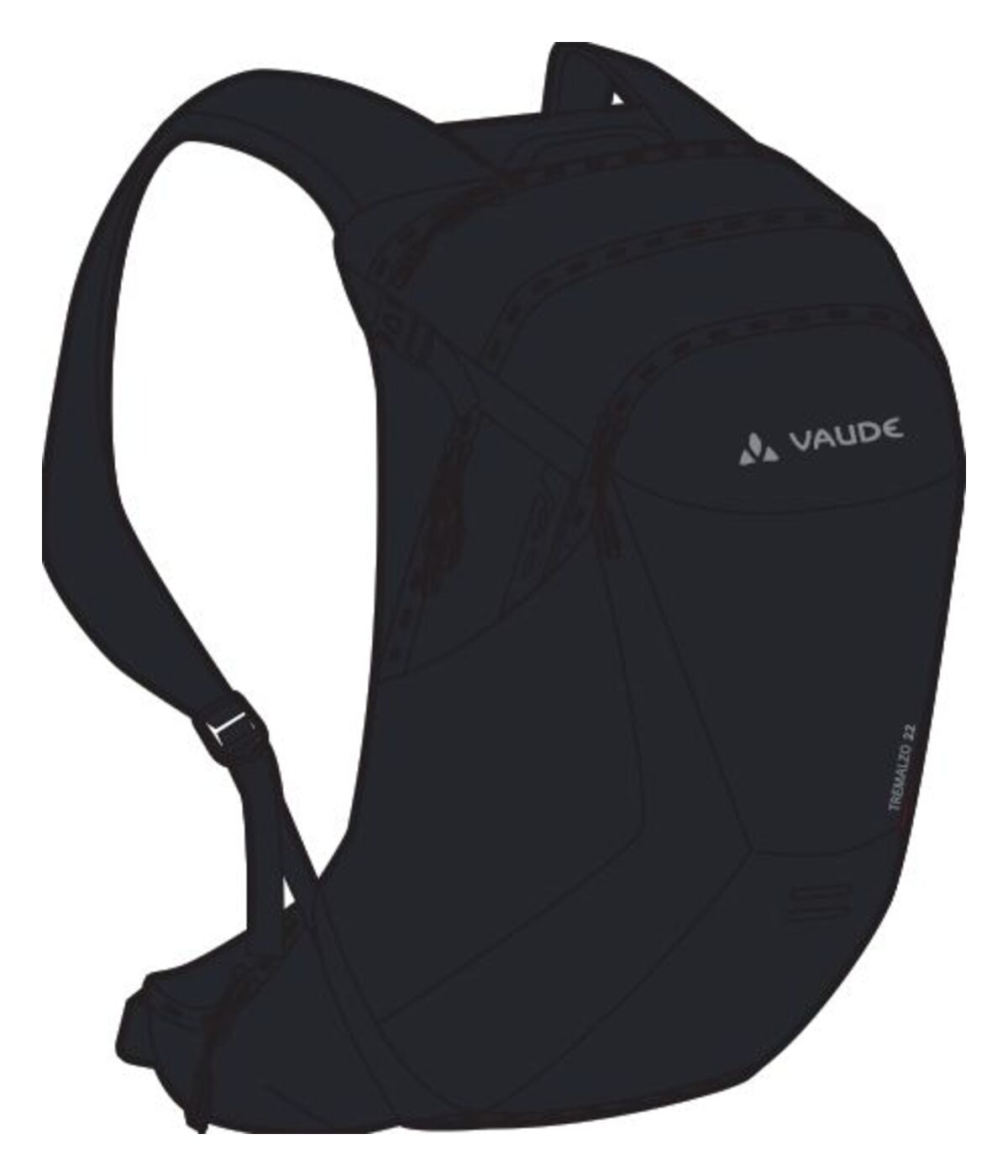 VAUDE Tremalzo 22 Sac à dos noir