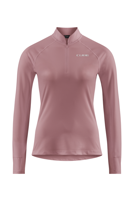 CUBE ATX WS Maillot demi-zip manches longues