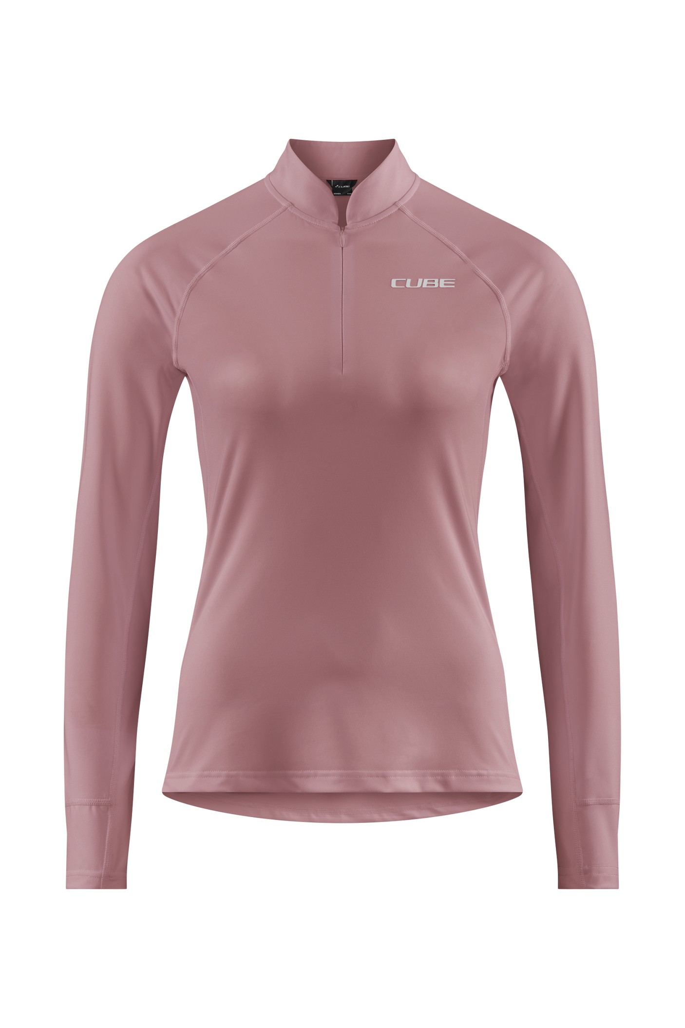 CUBE ATX WS Maillot demi-zip manches longues
