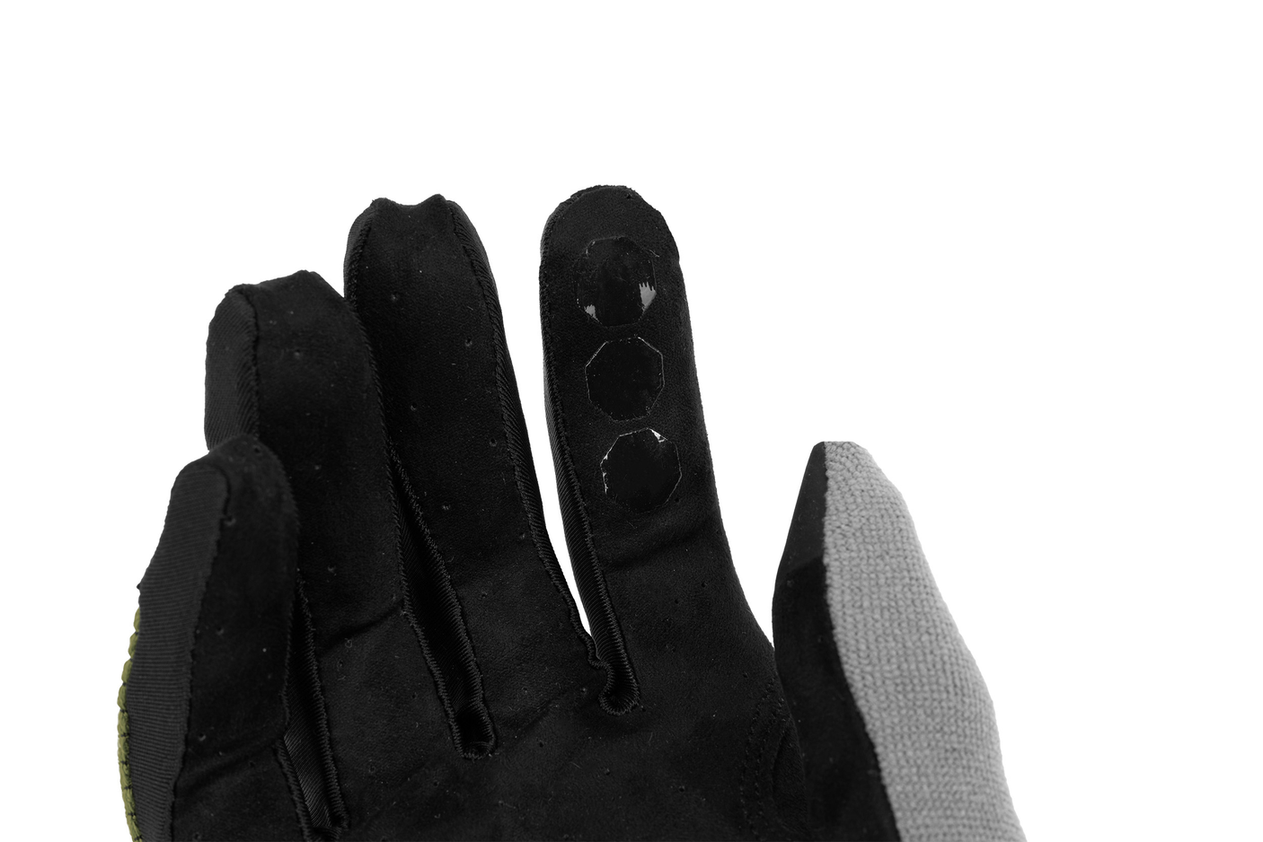 Cube Gants Gravity à doigts longs TM olive´n´grey