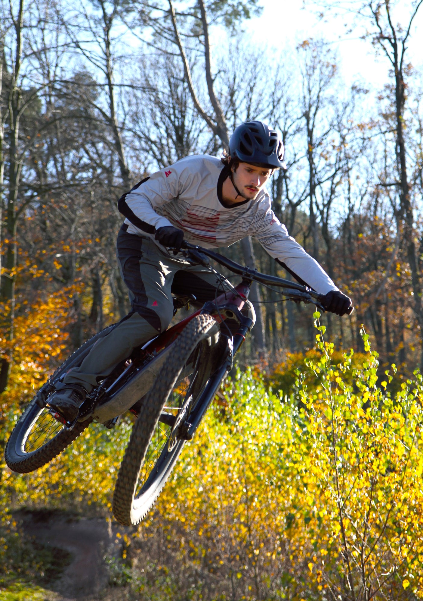 Zimtstern ProTechZonez Shirt LS Homme Glacier Grey/Pirate Black