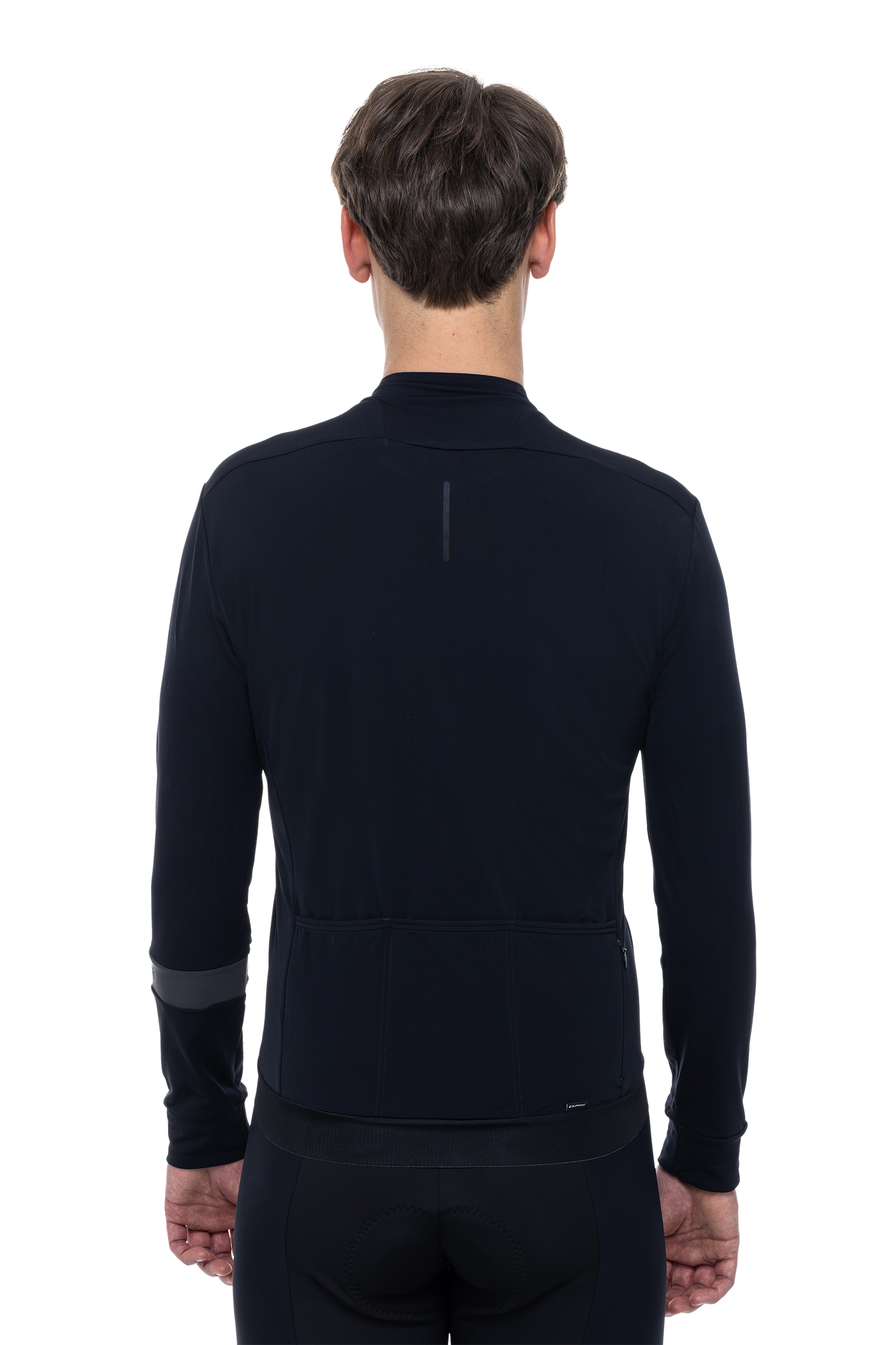 Maillot CUBE BLACKLINE manches longues noir homme
