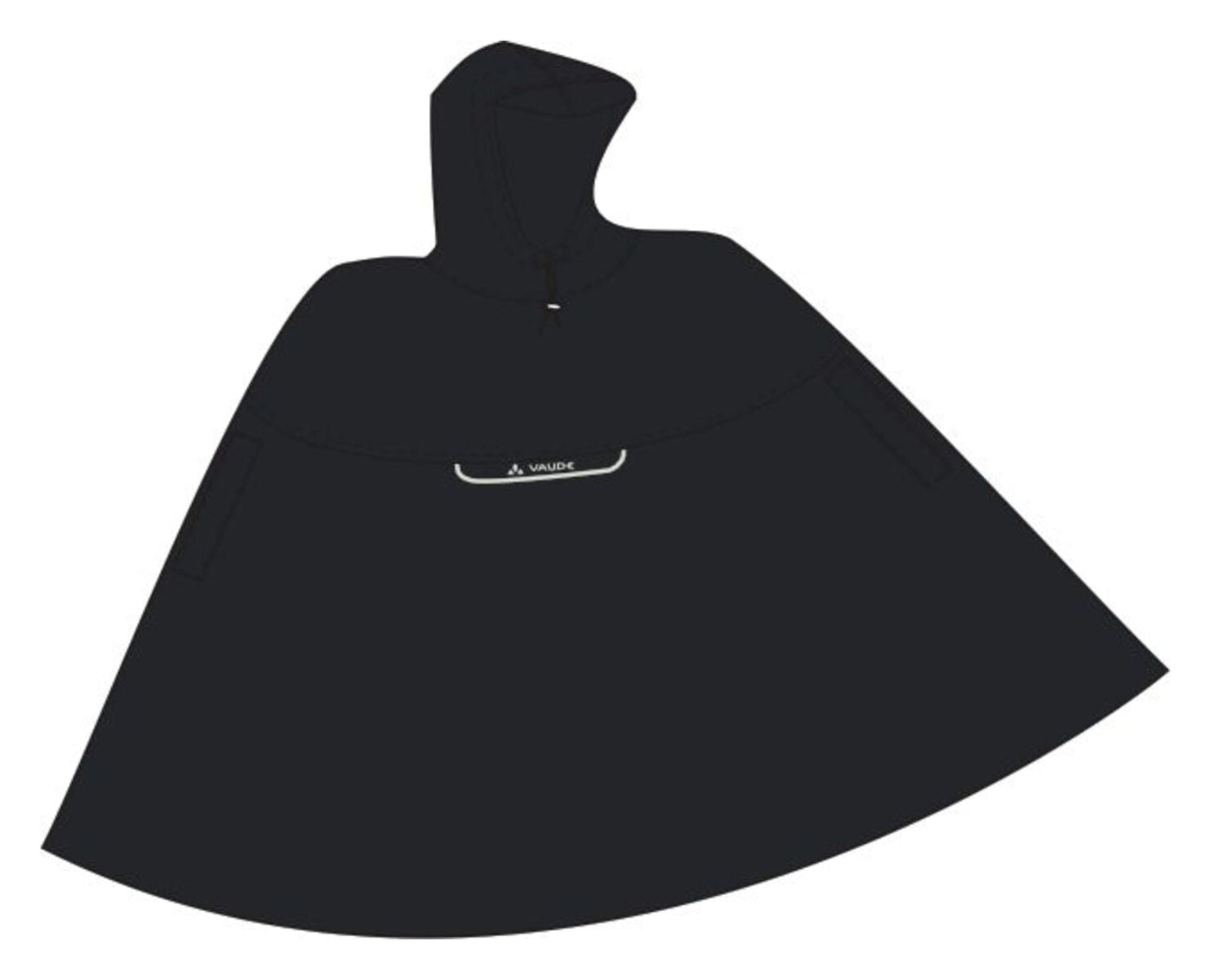 VAUDE Valdipino Poncho noir uni