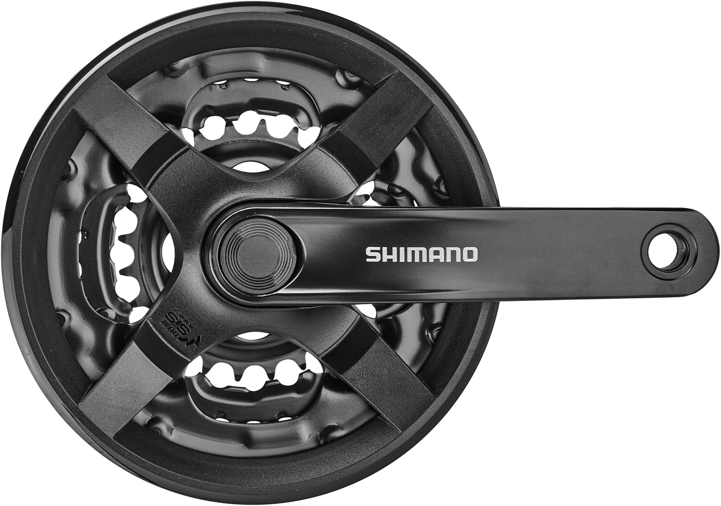 Shimano FC-TY301 pédalier carré 6/7/8 vitesses 42/34/24 dents noir